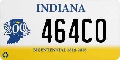 IN license plate 464CO