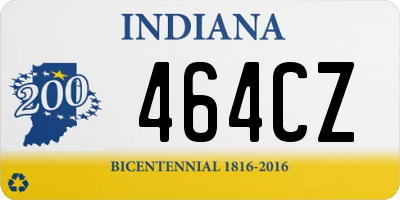 IN license plate 464CZ