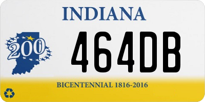 IN license plate 464DB