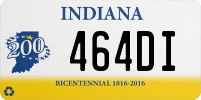 IN license plate 464DI