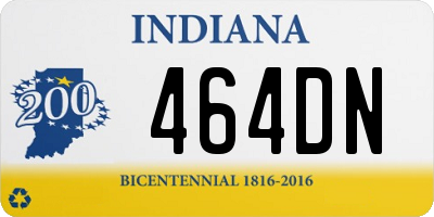 IN license plate 464DN