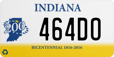 IN license plate 464DO