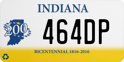 IN license plate 464DP