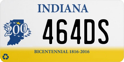 IN license plate 464DS