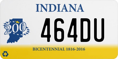 IN license plate 464DU