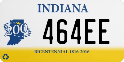 IN license plate 464EE