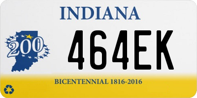 IN license plate 464EK