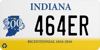 IN license plate 464ER