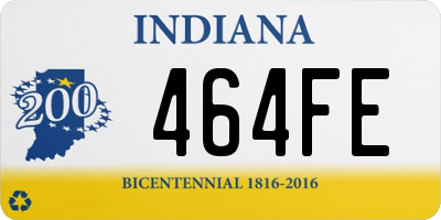 IN license plate 464FE