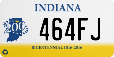 IN license plate 464FJ