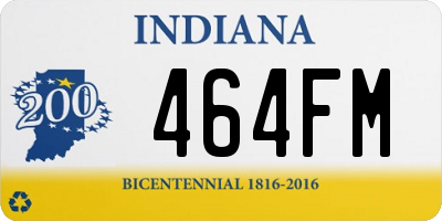 IN license plate 464FM