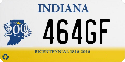 IN license plate 464GF