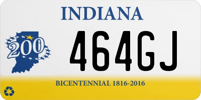 IN license plate 464GJ