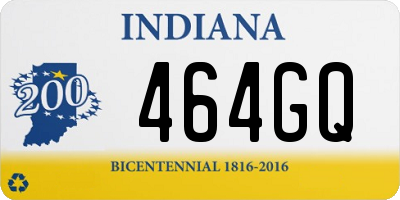 IN license plate 464GQ