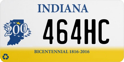 IN license plate 464HC