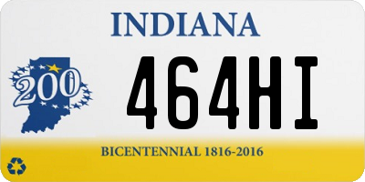 IN license plate 464HI