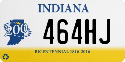 IN license plate 464HJ