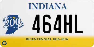 IN license plate 464HL