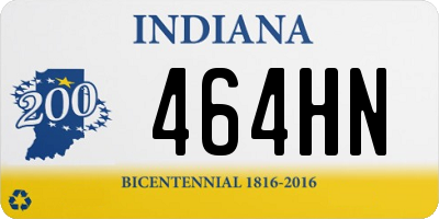 IN license plate 464HN