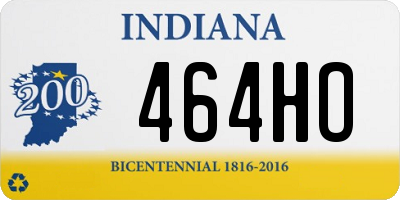 IN license plate 464HO