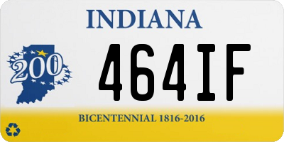 IN license plate 464IF