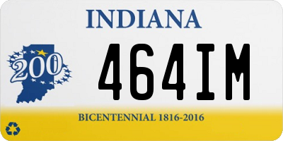 IN license plate 464IM