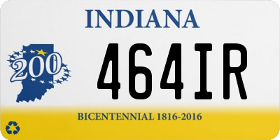 IN license plate 464IR