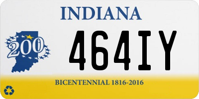 IN license plate 464IY