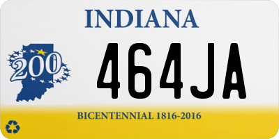 IN license plate 464JA