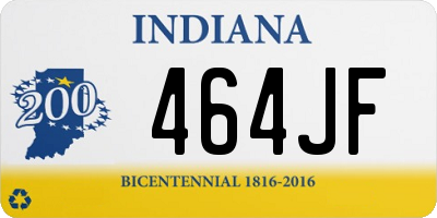 IN license plate 464JF