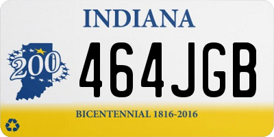 IN license plate 464JGB