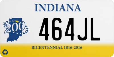 IN license plate 464JL