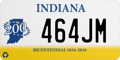 IN license plate 464JM