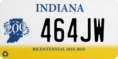 IN license plate 464JW