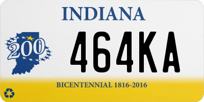 IN license plate 464KA