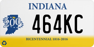 IN license plate 464KC