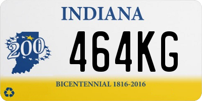 IN license plate 464KG