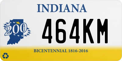 IN license plate 464KM