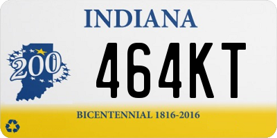 IN license plate 464KT