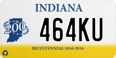 IN license plate 464KU