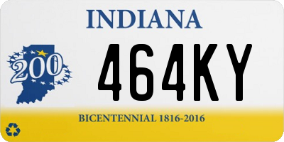 IN license plate 464KY