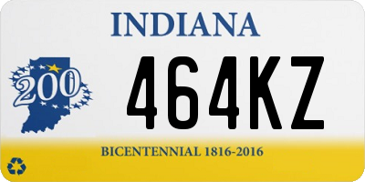 IN license plate 464KZ