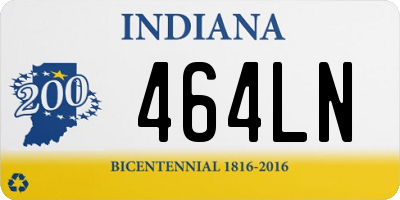 IN license plate 464LN