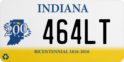 IN license plate 464LT