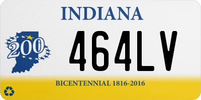 IN license plate 464LV