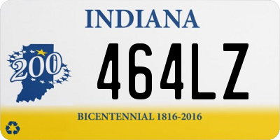 IN license plate 464LZ