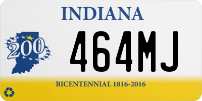 IN license plate 464MJ