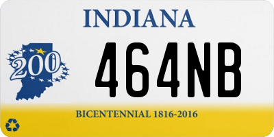 IN license plate 464NB