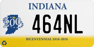 IN license plate 464NL