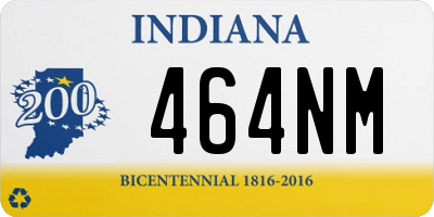 IN license plate 464NM